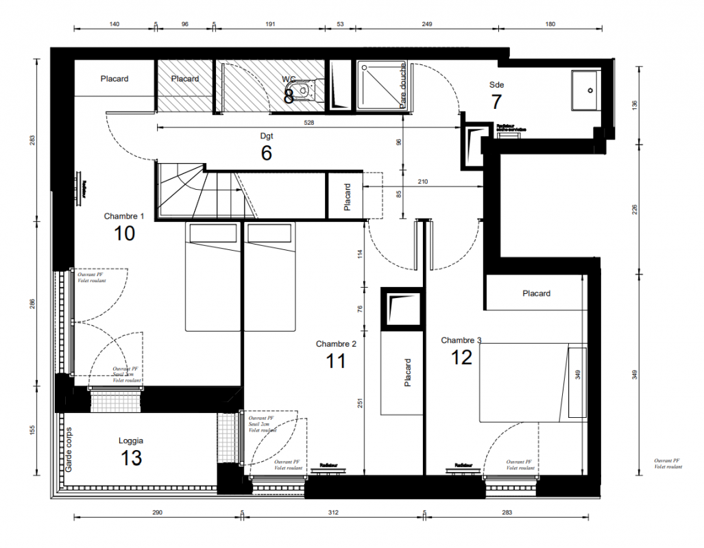 Plan du lot