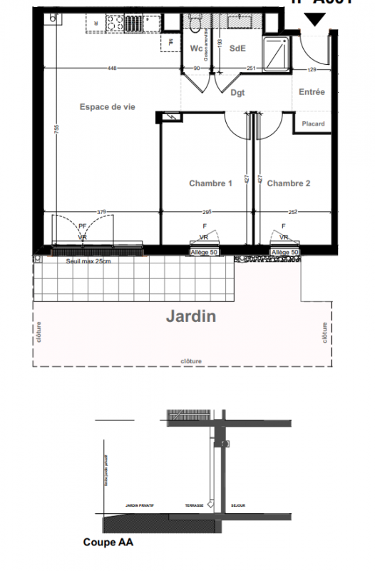 Le Jardin des Officiers à Vernon, vue 2