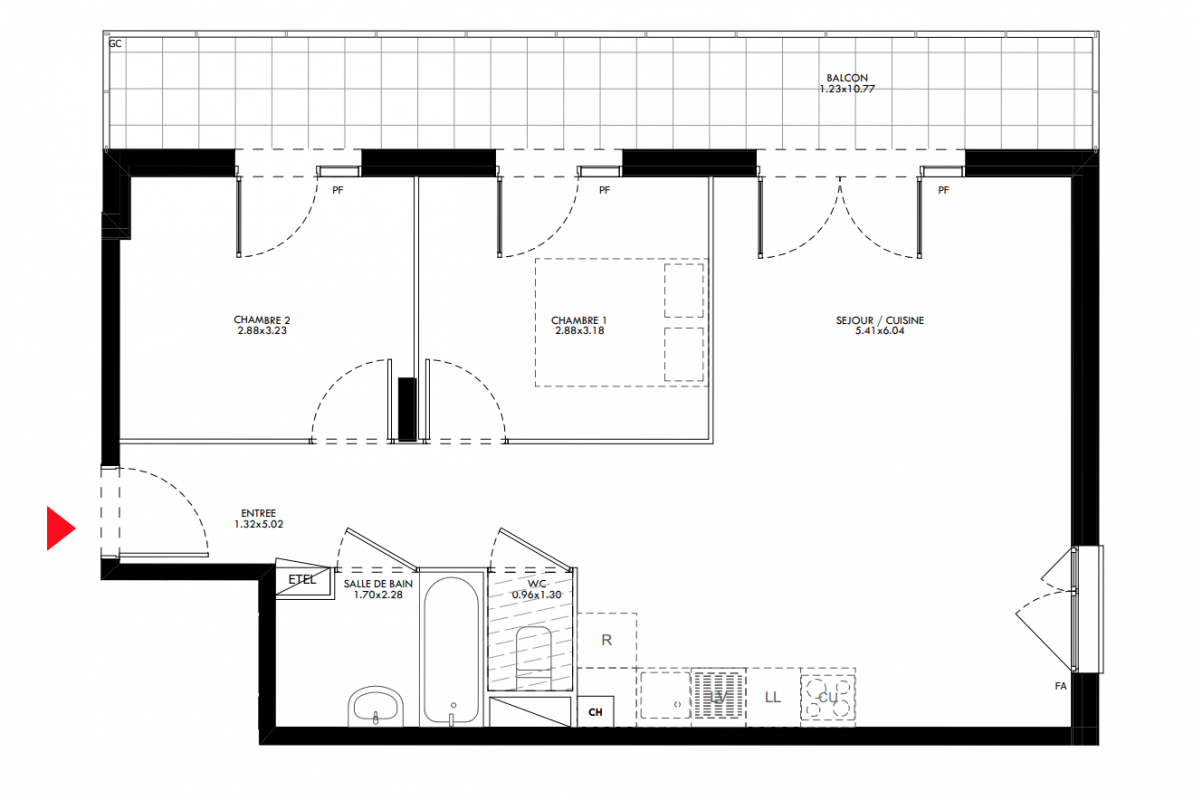 Plan du lot