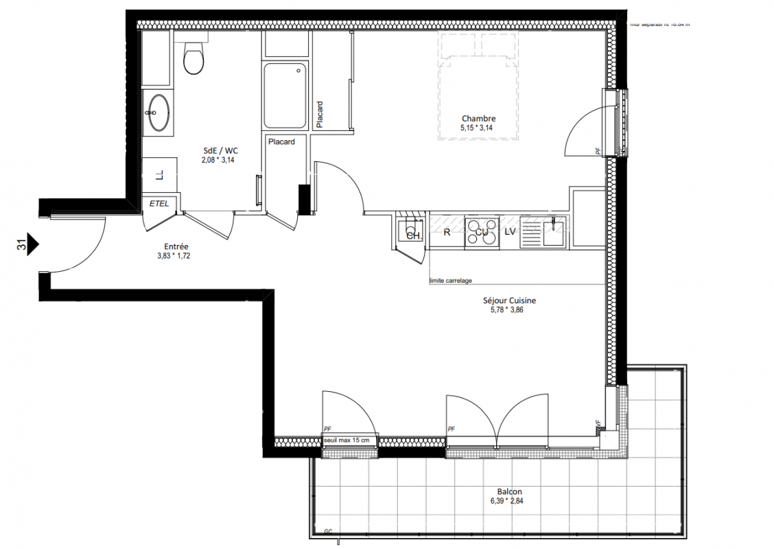 Plan du lot