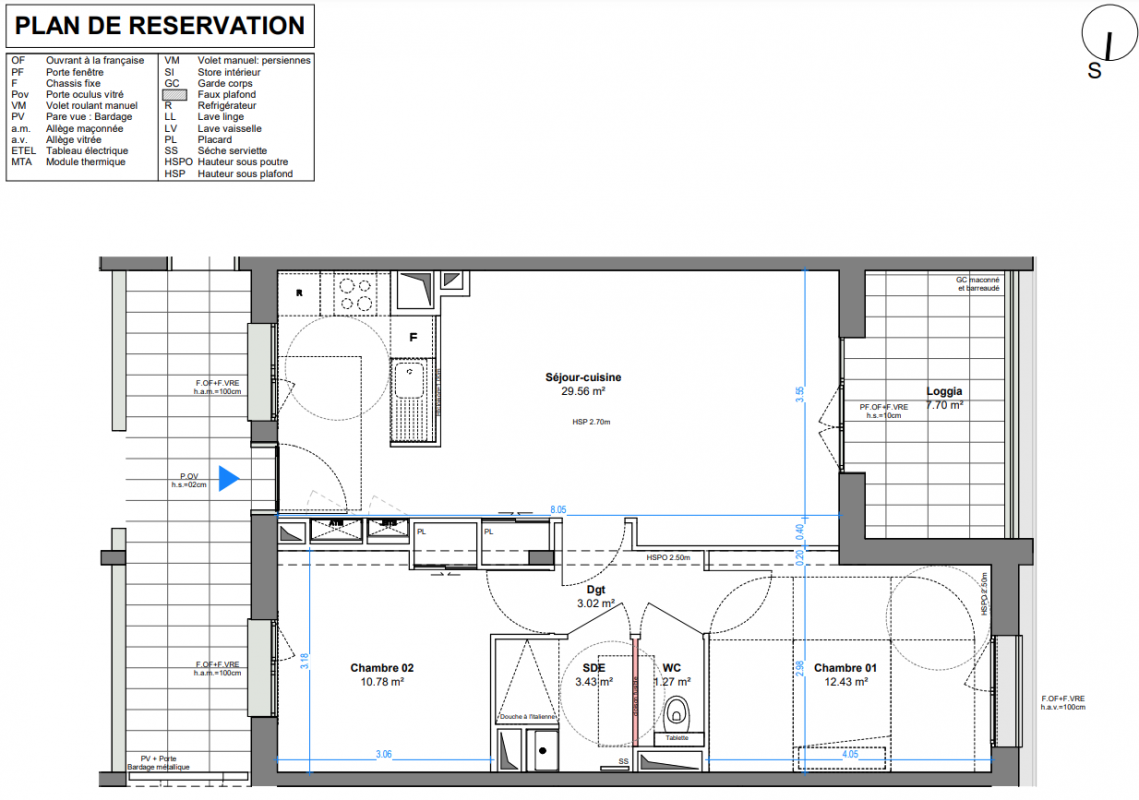 Plan du lot
