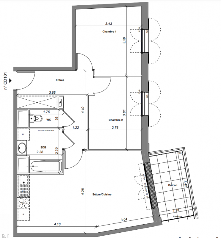 Plan du lot