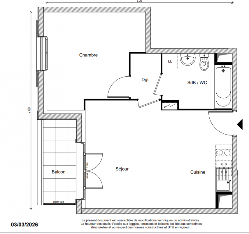 Plan du lot