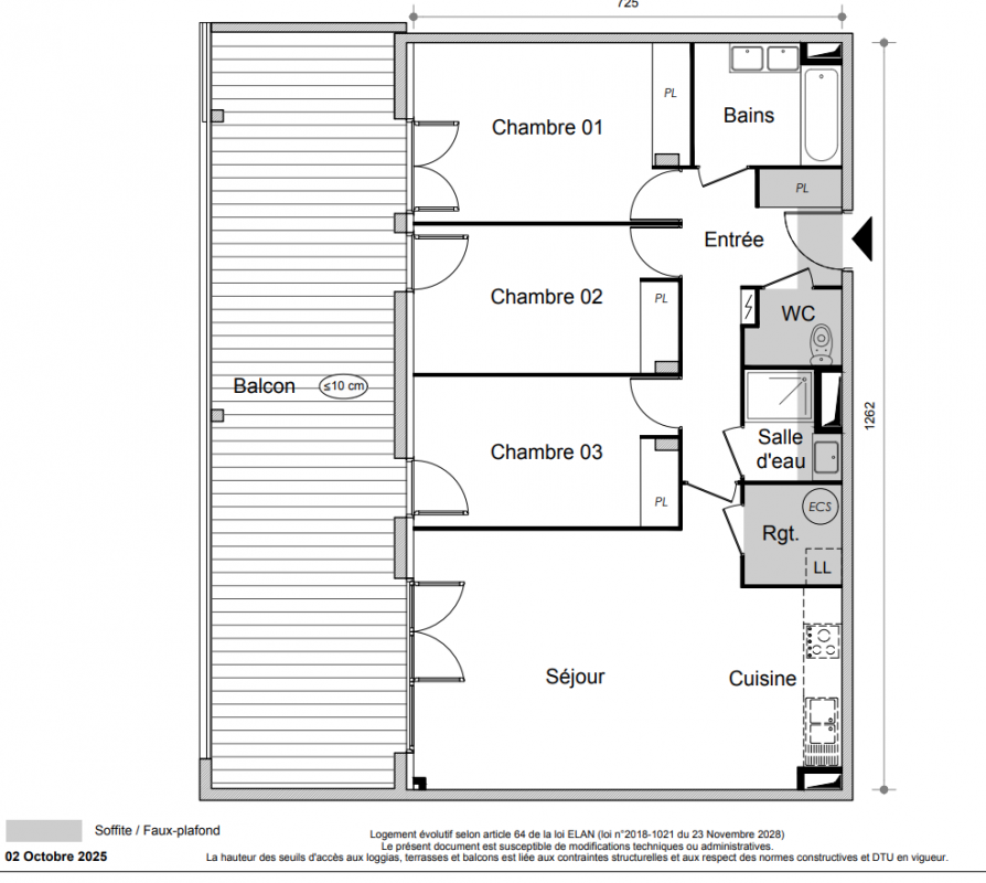 Plan du lot