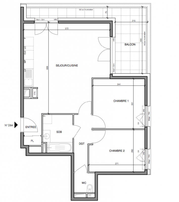 Plan du lot