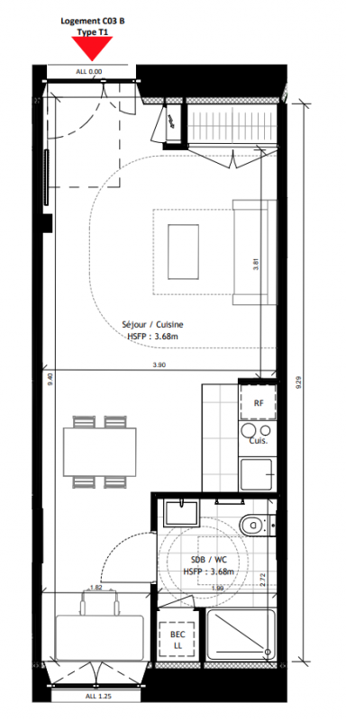 Plan du lot
