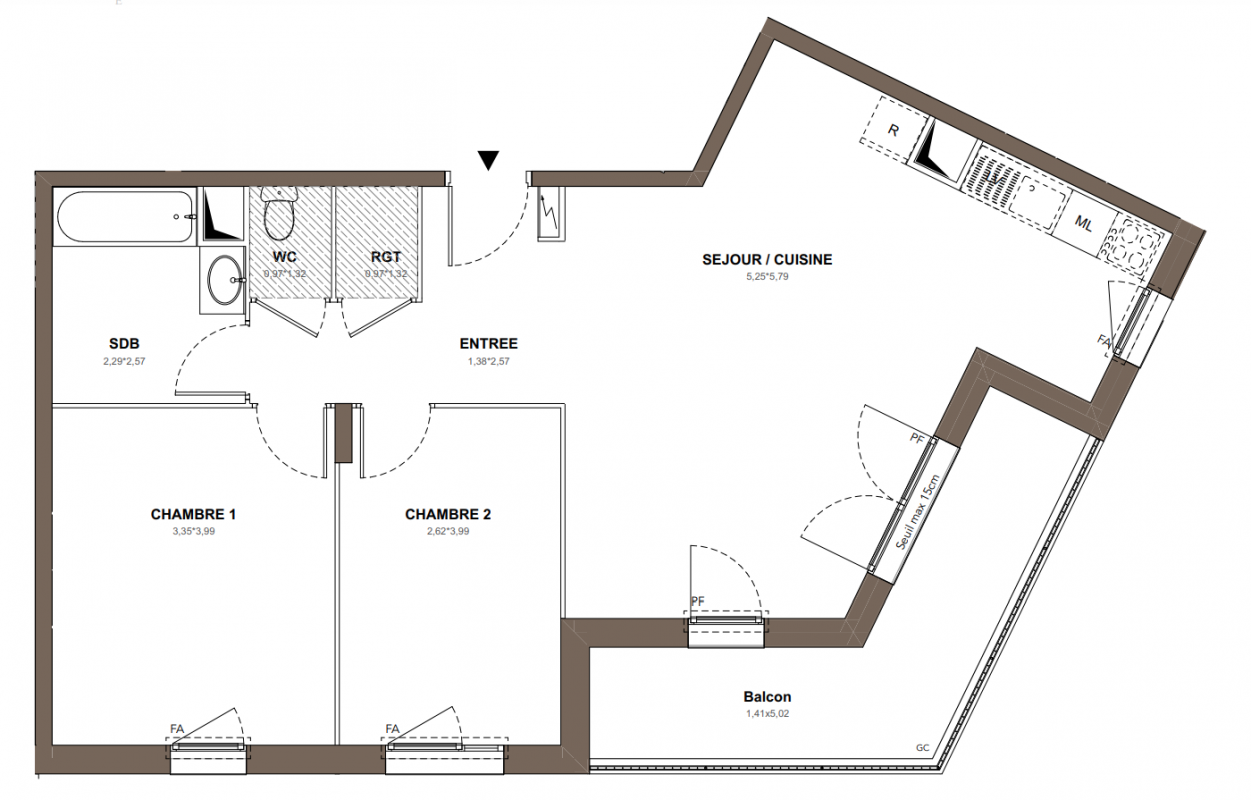 Plan du lot