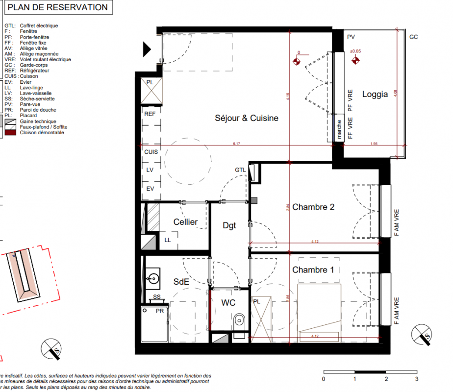 Plan du lot