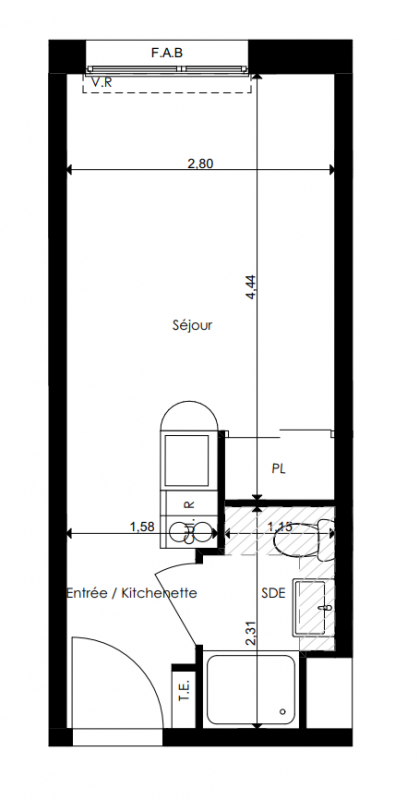 Studio 166 à Metz, vue 3