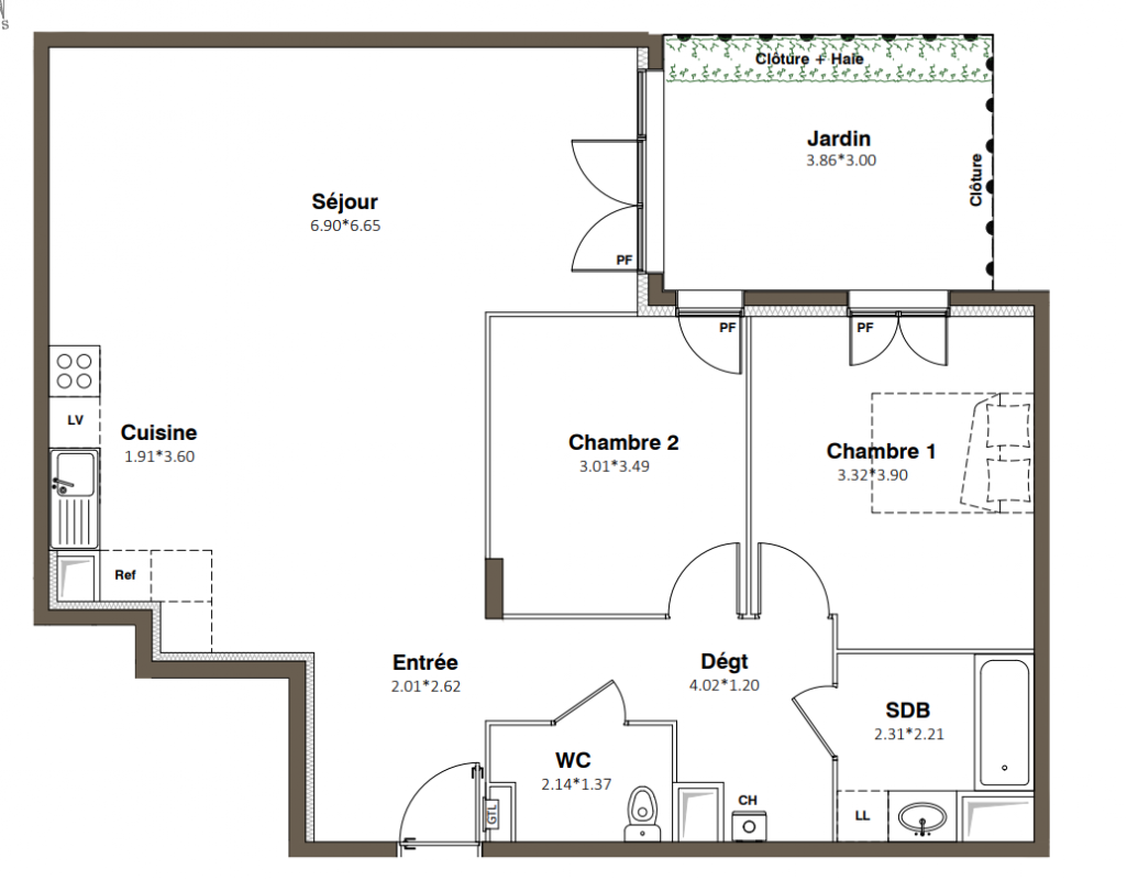 Plan du lot