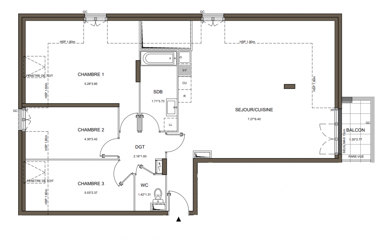 Plan du lot