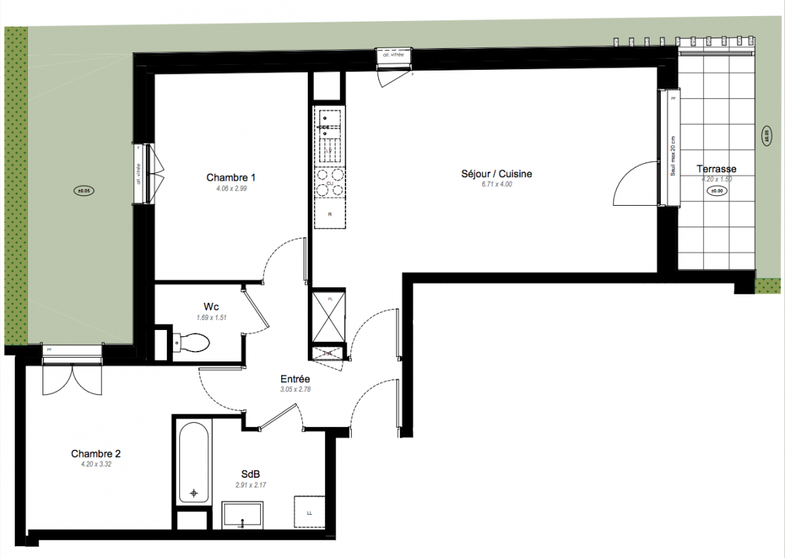 Plan du lot