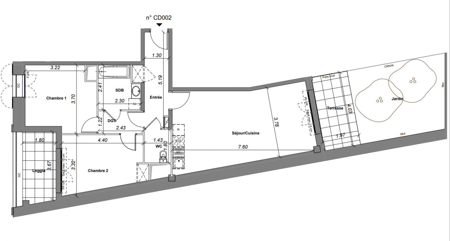 Plan du lot