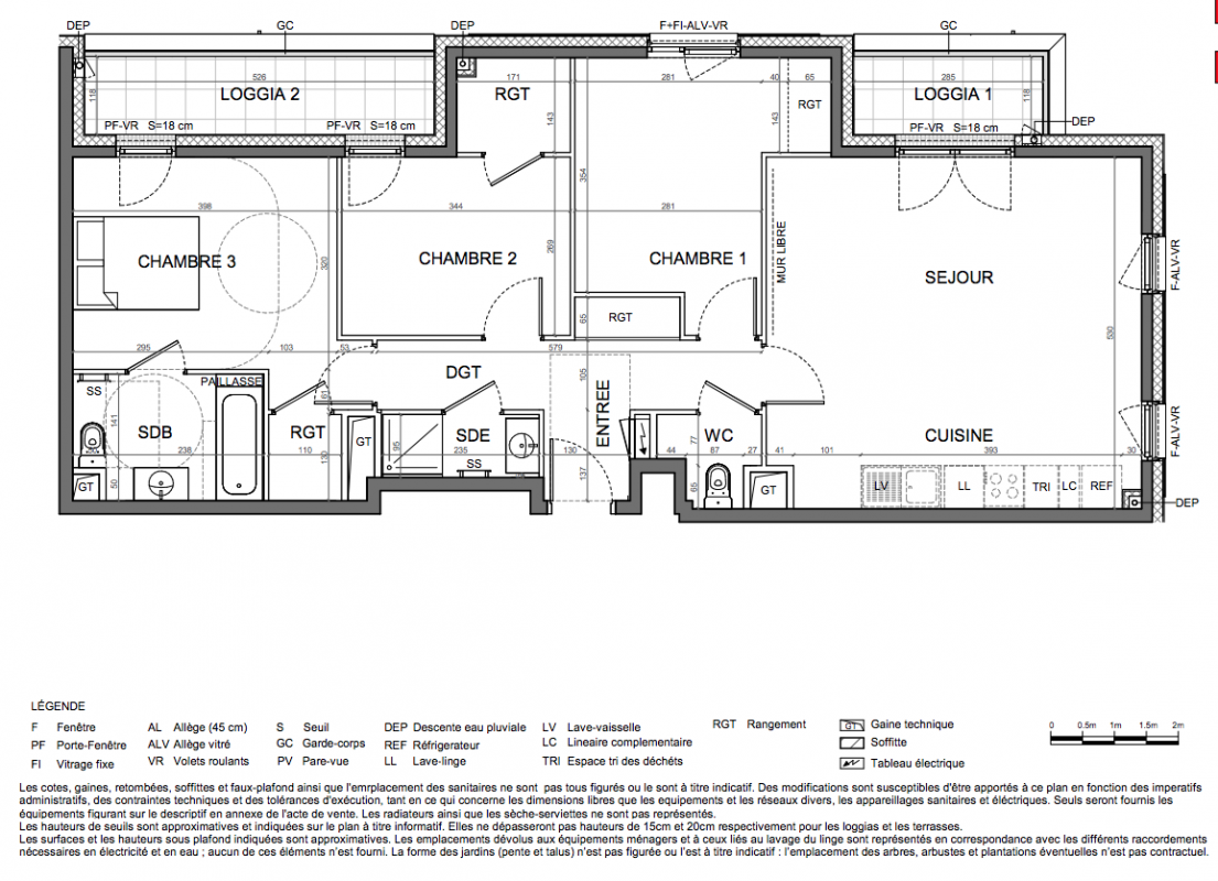 Plan du lot
