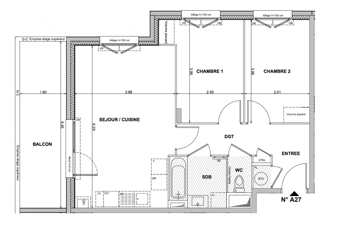 Plan du lot
