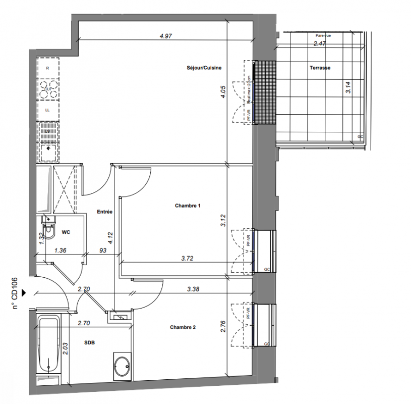 Plan du lot