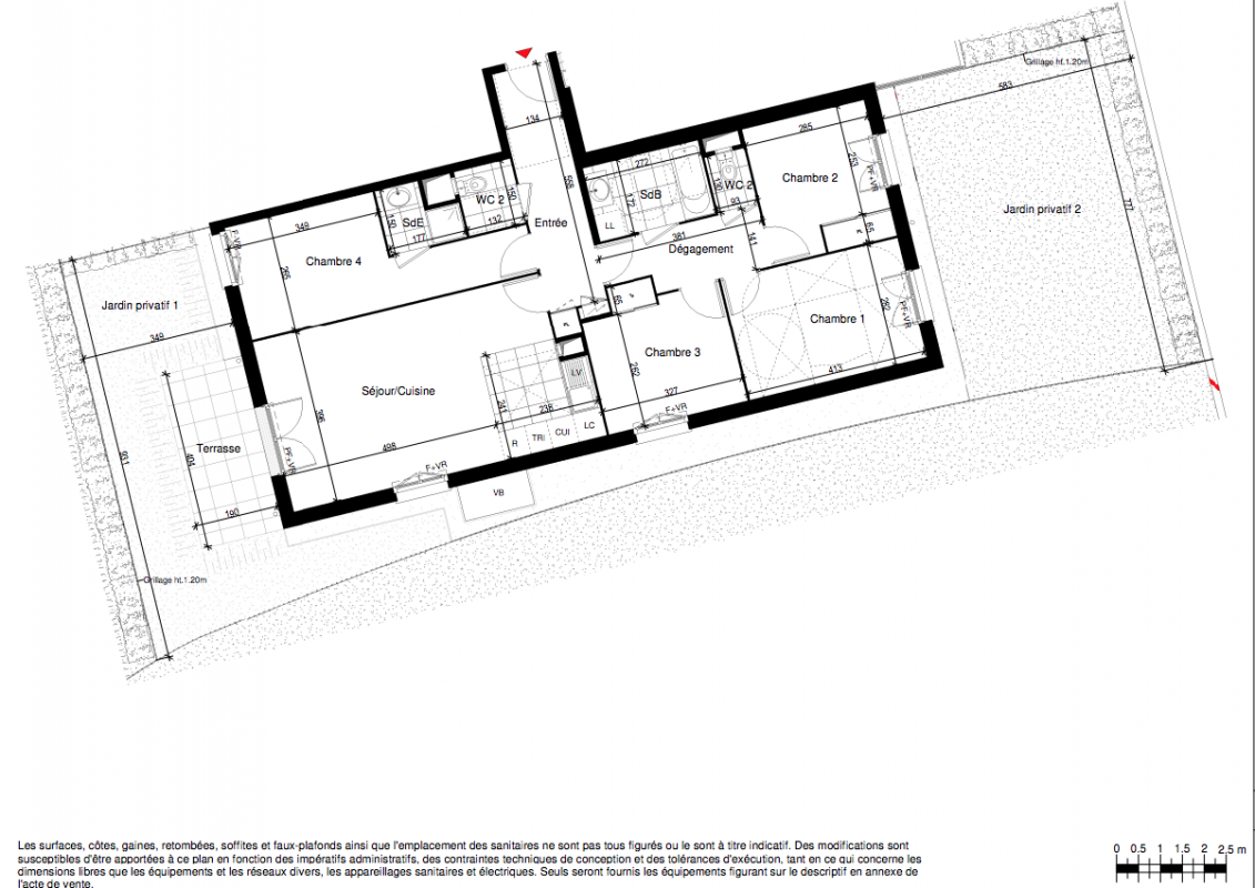 Plan du lot