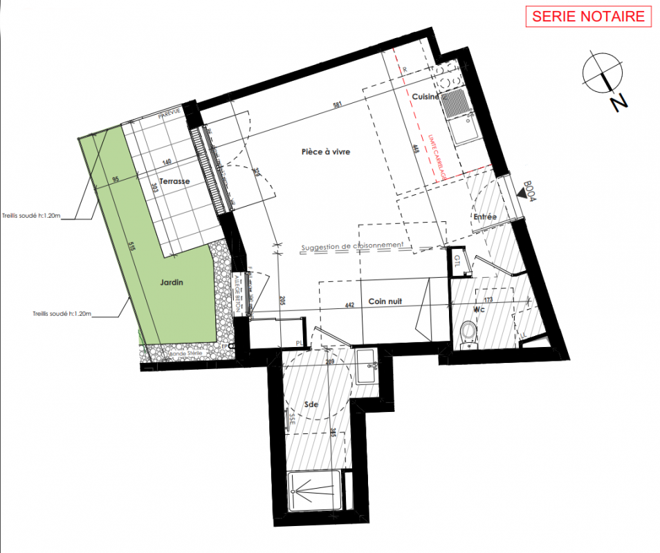 Plan du lot