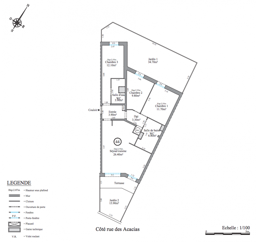 Plan du lot