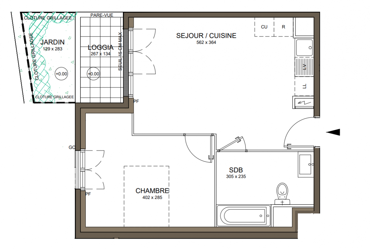 Plan du lot