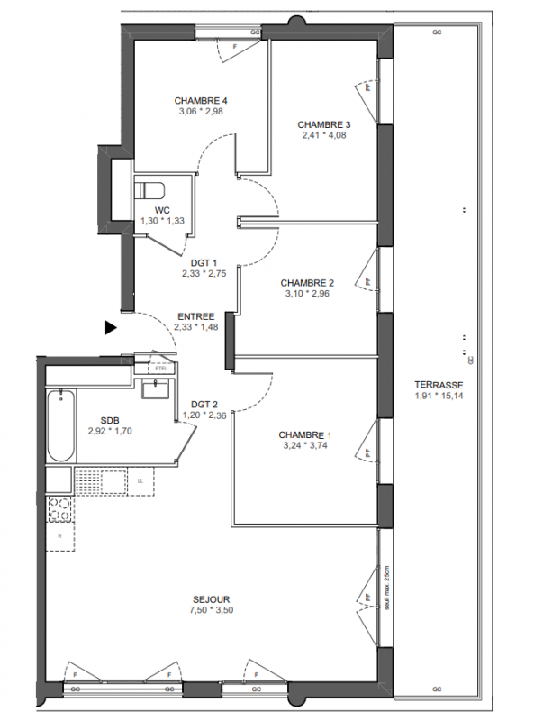 Plan du lot
