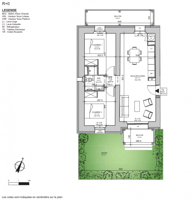 Plan du lot
