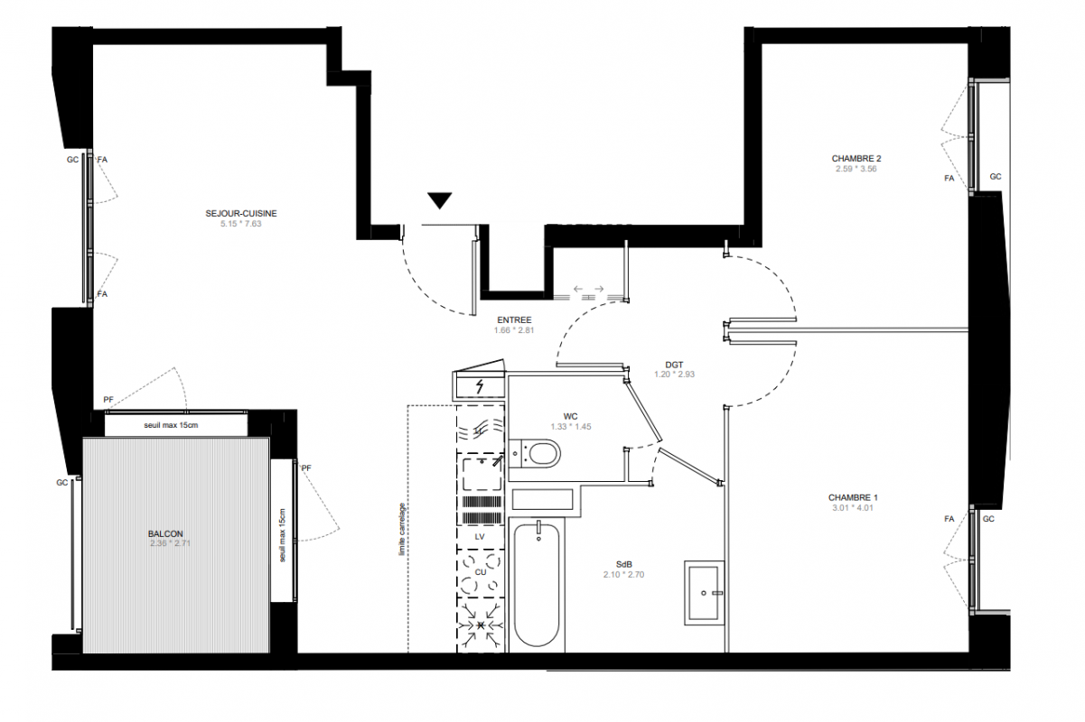 Plan du lot