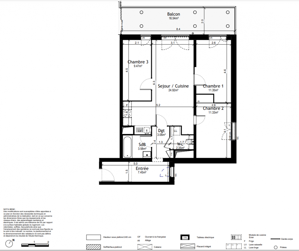 Plan du lot