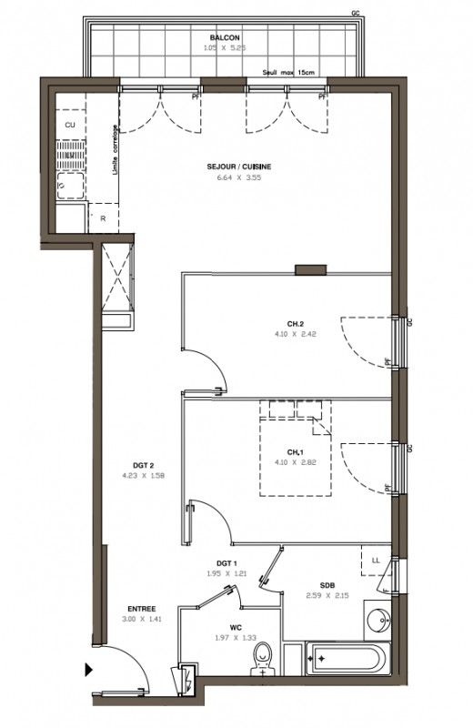 Plan du lot