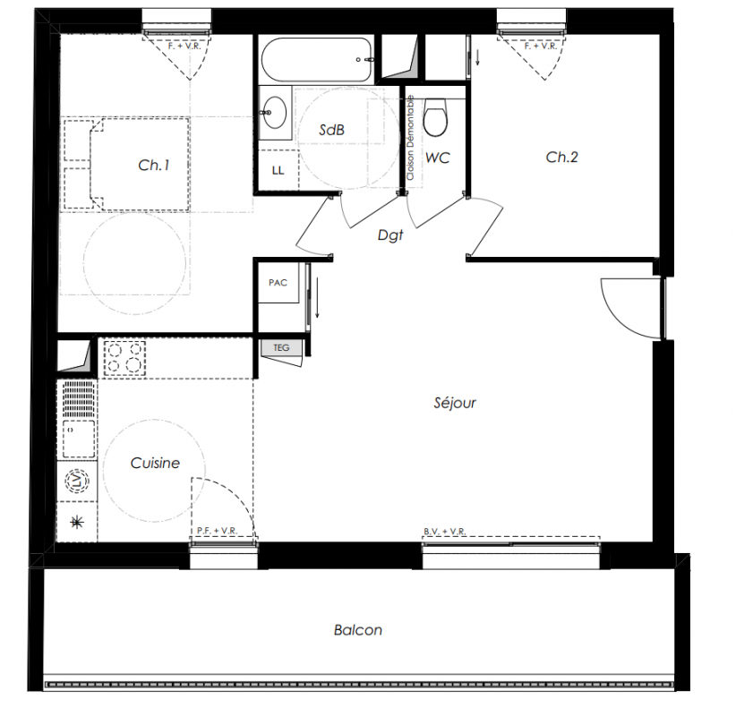 Plan du lot