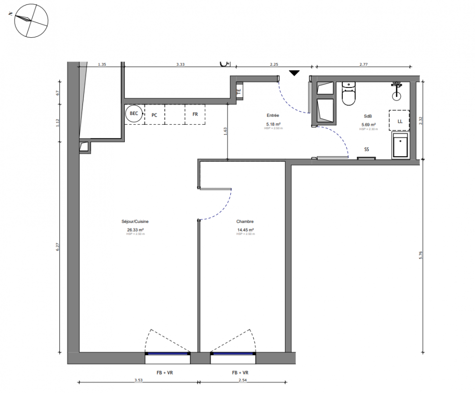Plan du lot