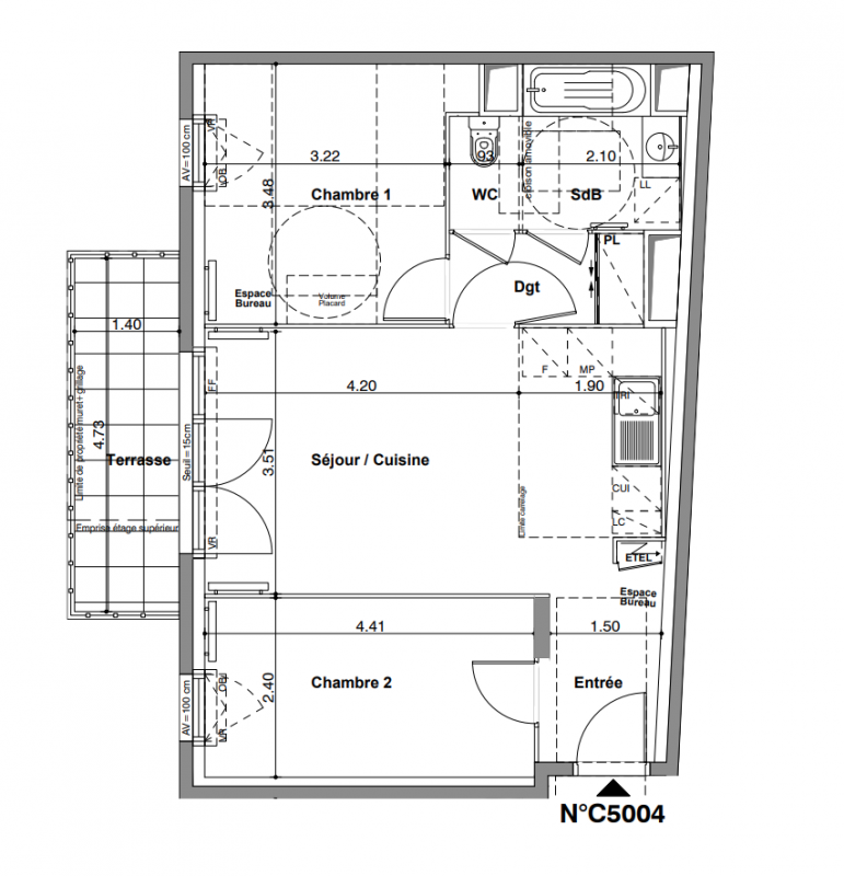 Plan du lot
