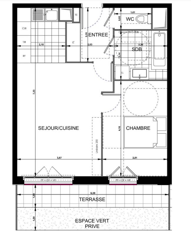 Plan du lot