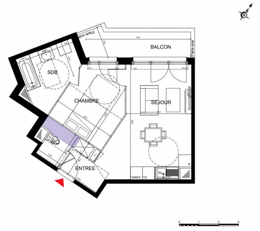 Plan du lot