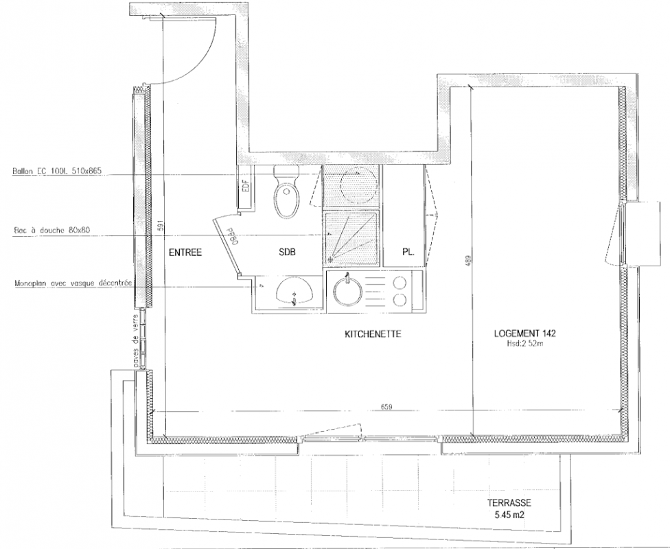 Plan du lot