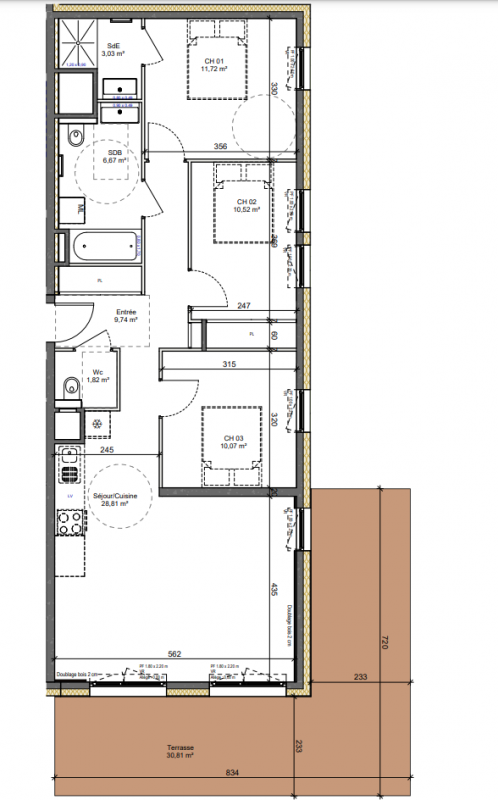 Plan du lot