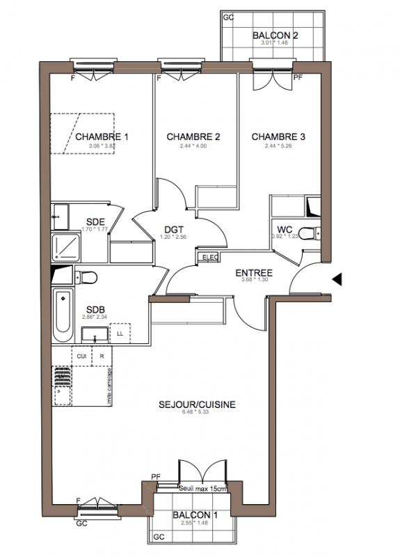 Plan du lot