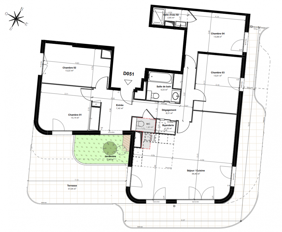 Plan du lot