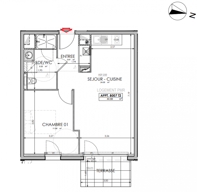 Plan du lot