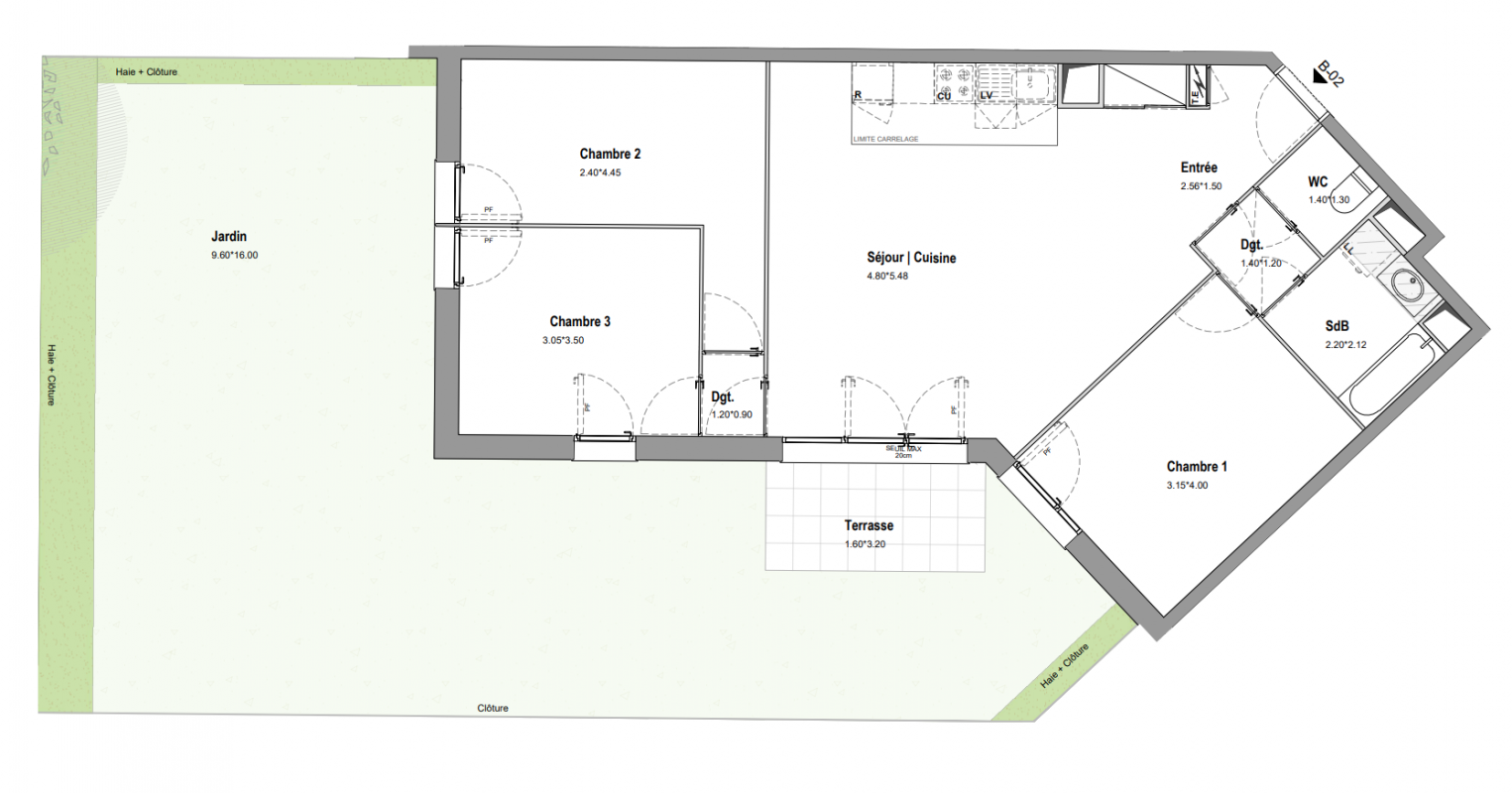Plan du lot
