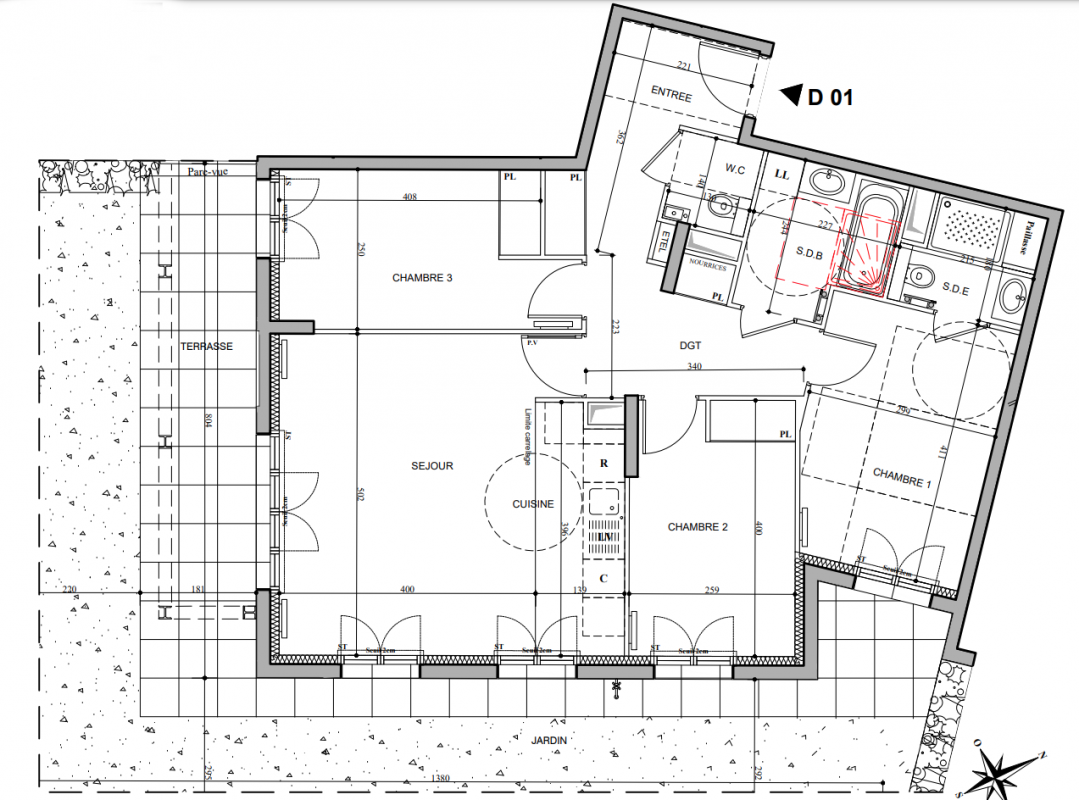 Plan du lot