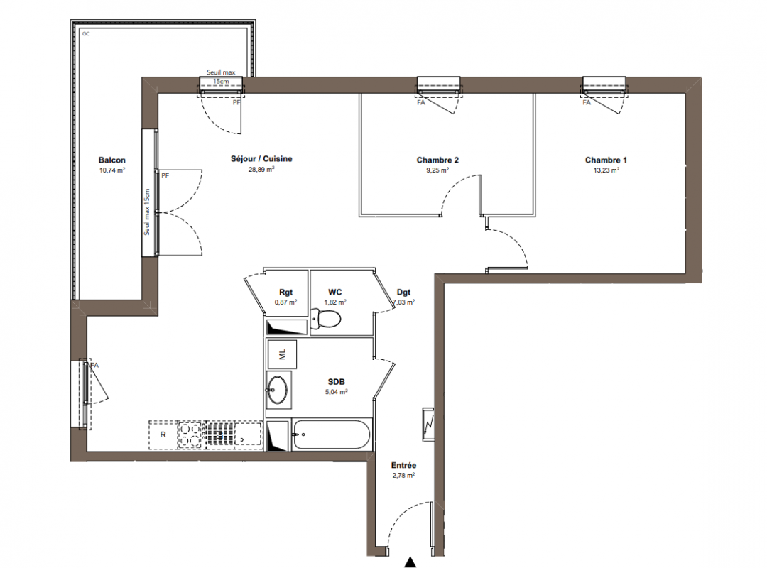 Plan du lot