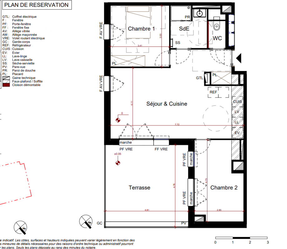 Plan du lot