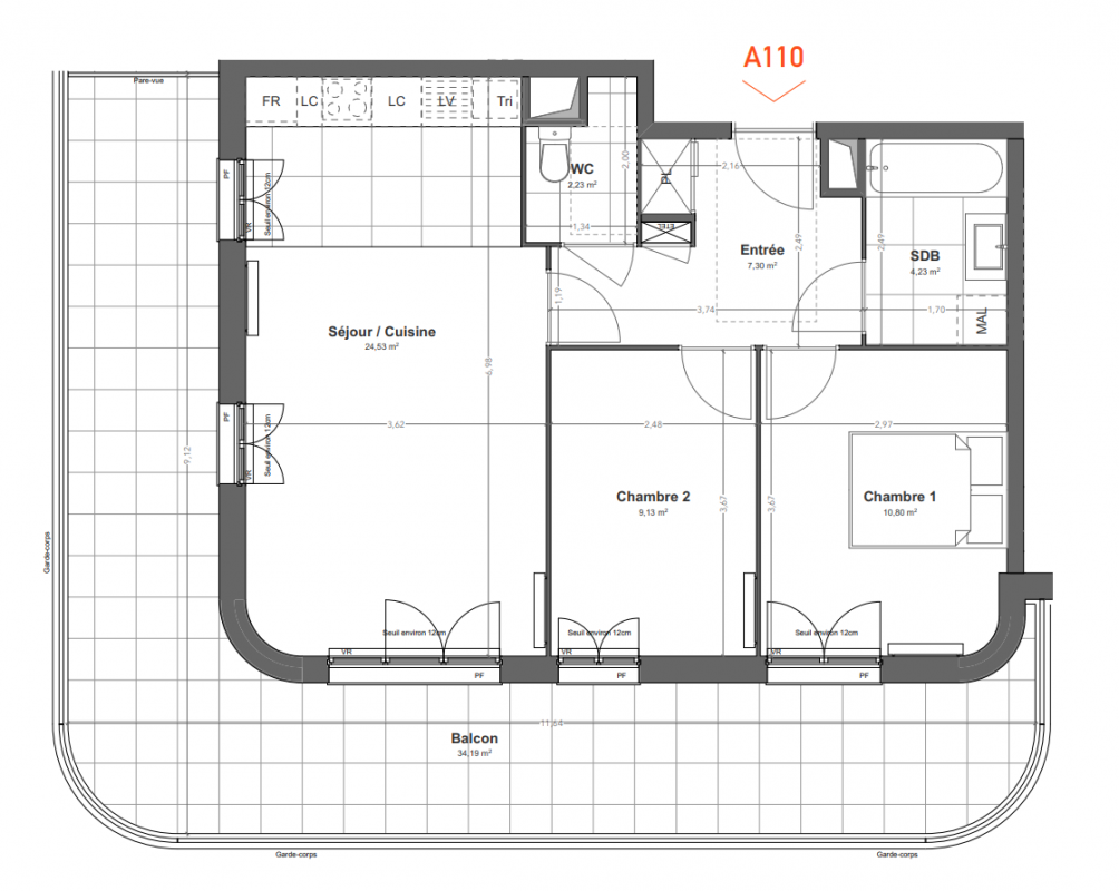 Plan du lot