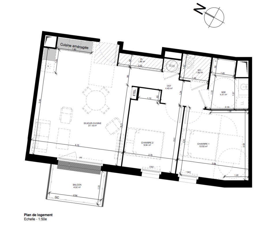 Plan du lot