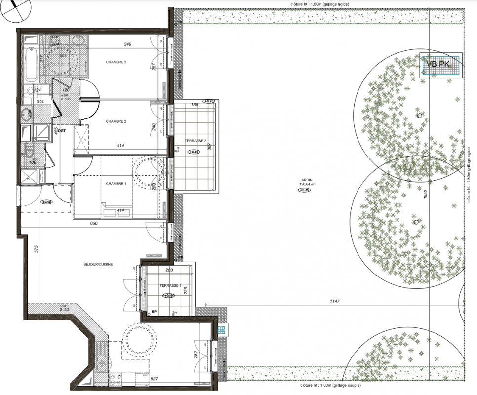 Plan du lot