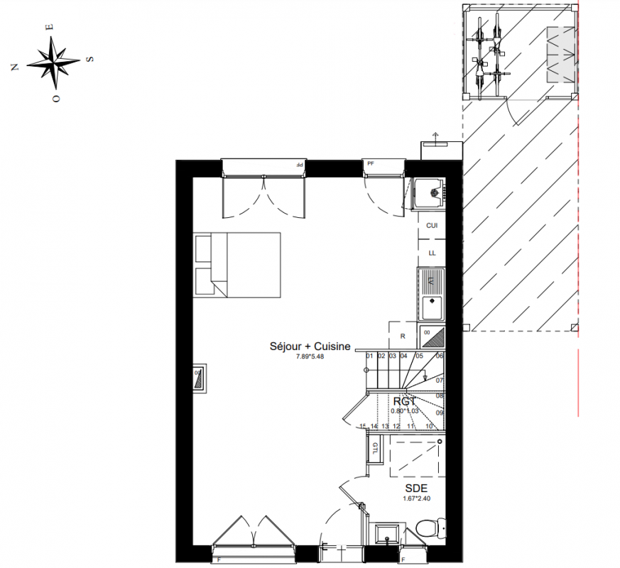 Plan du lot