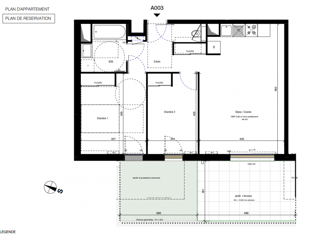 Plan du lot