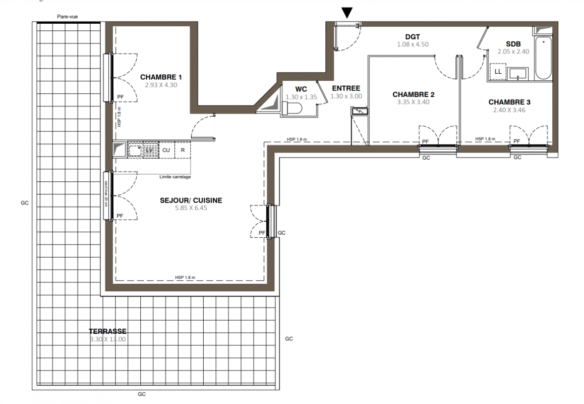 Plan du lot