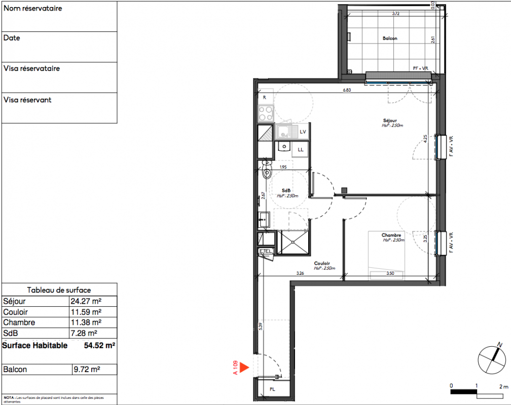 Plan du lot